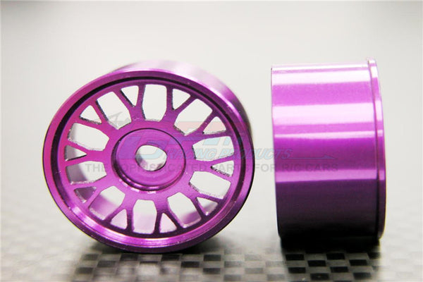 XMods Generation-1 & Evolution Touring Aluminum Rear Flat Bbs Rims (10 Poles) - 1Pr Purple