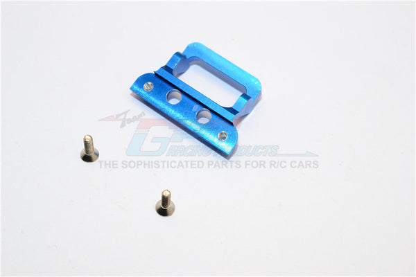 XMods Generation 1 Aluminum Body Lock Plate With Screws (For RSX)- 1Pc Set Blue