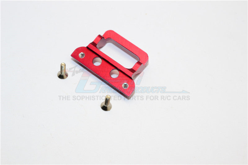 XMods Generation 1 Aluminum Body Lock Plate With Screws (For RSX) - 1Pc Set Red