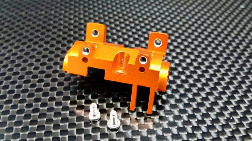 XMods Evolution Touring Aluminum Front Gear Box Front Cover With Screws - 1Pc Set Orange