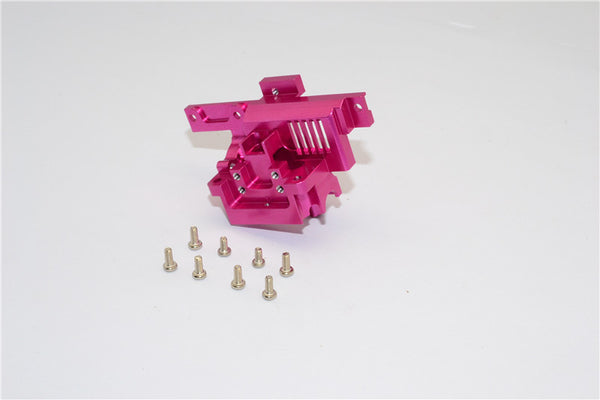 XMods Evolution Touring Aluminum Rear Gear Box Front Cover With Screws - 1Pc Set Pink