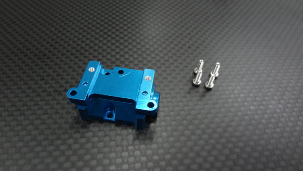 XMods Evolution Touring Aluminum Rear Gear Box Rear Cover With Screws - 1Pc Set Blue