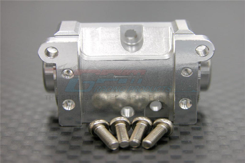 XMods Evolution Touring Aluminum Rear Gear Box Rear Cover With Screws - 1Pc Set Silver