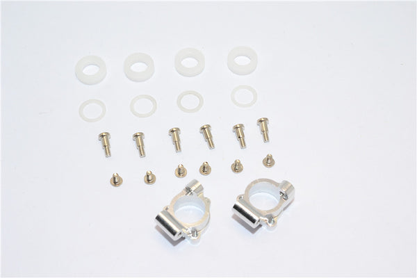 XMods Evolution Touring Aluminum Rear Knuckle Arm With Delrin Collars & Screws - 1Pr Set Silver