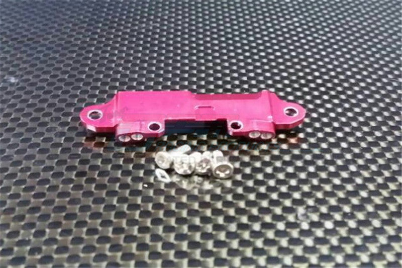 XMods Evolution Touring Aluminum Front Shock Mount With Screws - 1Pc Set Red