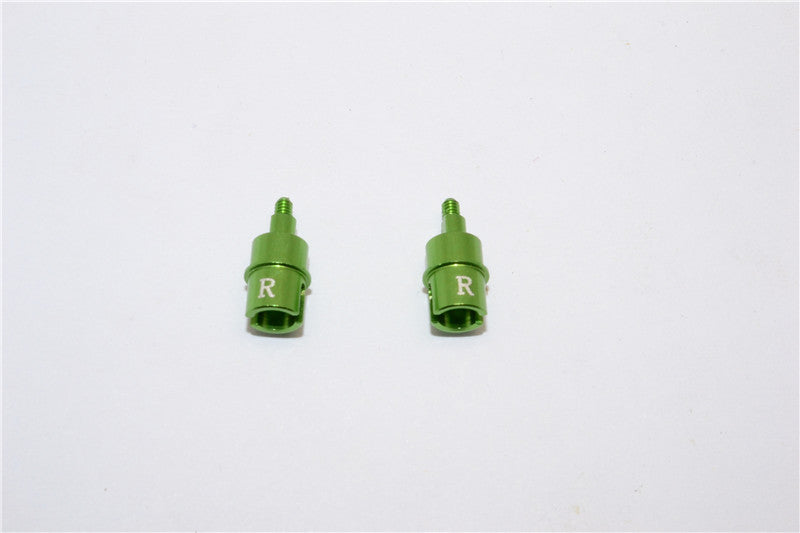 XMods Evolution Touring Aluminum Rear Wheel Shaft For 2WD & 4WD - 1Pr Green