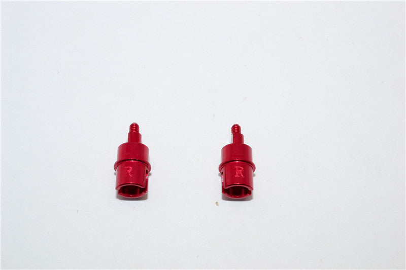XMods Evolution Touring Aluminum Rear Wheel Shaft For 2WD & 4WD - 1Pr Red