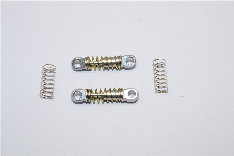 XMods Evolution Touring Aluminum Front Shock (16mm) With Springs - 1Pr Set Gray Silver