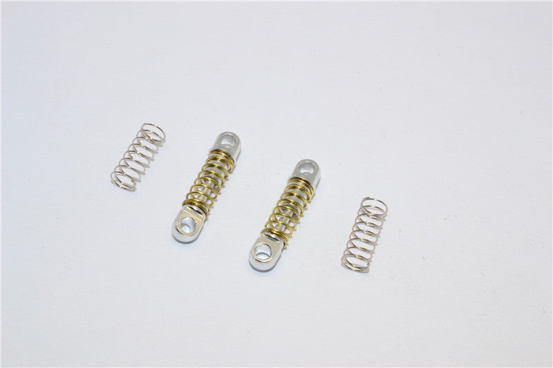 XMods Evolution Touring Aluminum Rear Shock (16mm) With Springs - 1Pr Set Silver