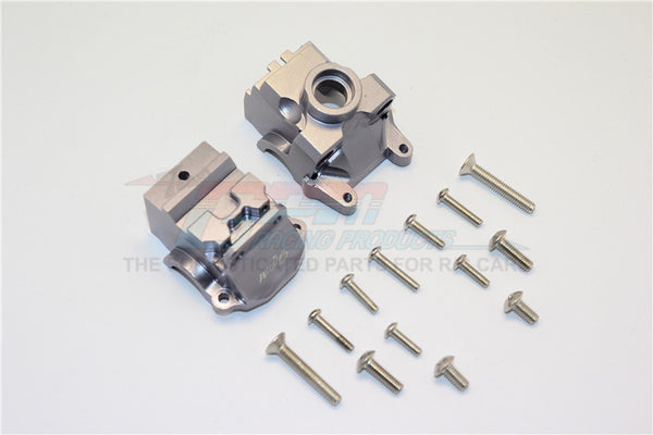Traxxas XO-01 Supercar / Deegan 38 Fiesta ST Rally Aluminum Front Gear Box - 2Pcs Set Gray Silver
