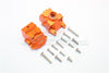 Traxxas XO-01 Supercar / Deegan 38 Fiesta ST Rally Aluminum Front Gear Box - 2Pcs Set Orange