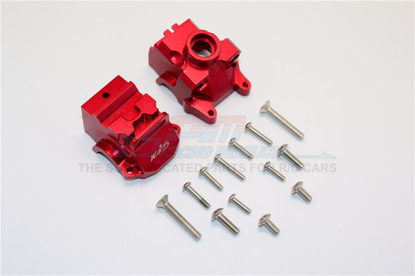 Traxxas XO-01 Supercar / Deegan 38 Fiesta ST Rally Aluminum Front Gear Box - 2Pcs Set Red