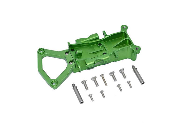 Traxxas XO-01 Supercar Aluminum Front Gear Box Case - 12Pc Set Green