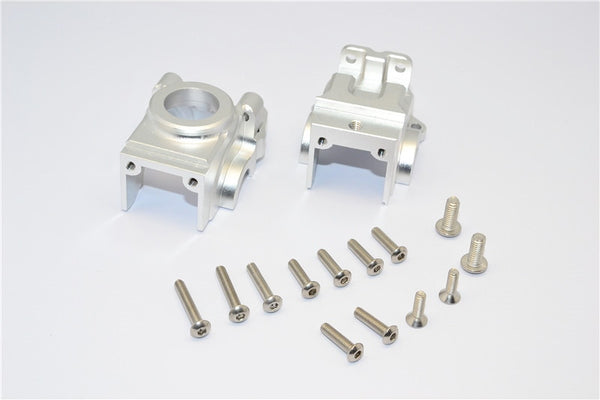 Traxxas XO-01 Supercar / Deegan 38 Fiesta ST Rally Alumimium Rear Differential Case - 1 Set Silver