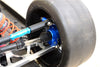 Traxxas XO-01 Supercar Aluminum Rear Knuckle Arm (3.5 Degree Angle) - 1Pr Set Blue