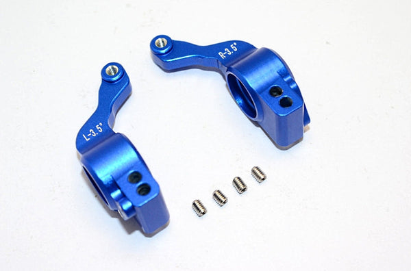 Traxxas XO-01 Supercar Aluminum Rear Knuckle Arm (3.5 Degree Angle) - 1Pr Set Blue