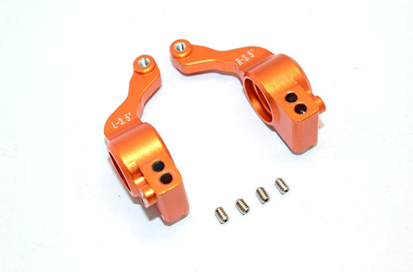 Traxxas XO-01 Supercar Aluminum Rear Knuckle Arm (3.5 Degree Angle) - 1Pr Set Orange