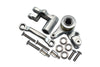 Traxxas XO-01 Supercar Aluminum Steering Assembly With Bearings & Stainless Steel Screws - 1 Set Gray Silver