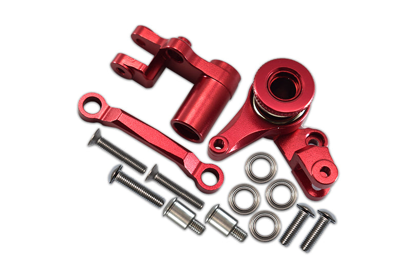 Traxxas XO-01 Supercar Aluminum Steering Assembly With Bearings & Stainless Steel Screws - 1 Set Red