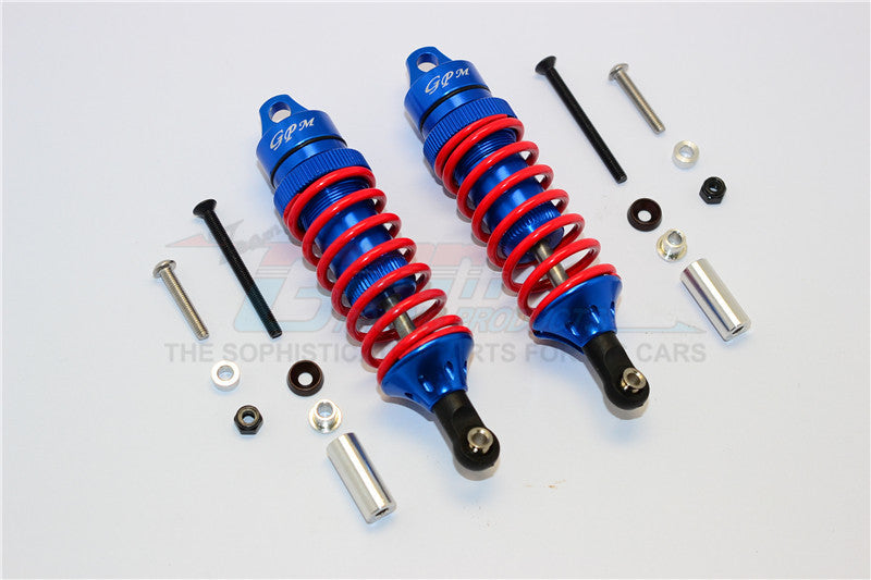 Traxxas XO-01 Supercar Aluminum Front/Rear Adjustable Spring Damper - 1Pr Set Blue