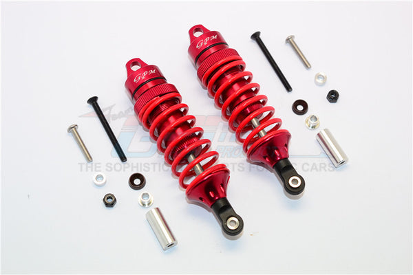 Traxxas XO-01 Supercar Aluminum Front/Rear Adjustable Spring Damper - 1Pr Set Red