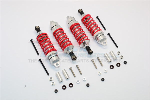 Traxxas XO-01 Supercar Aluminum Front/Rear Adjustable Spring Damper - 2Pr Set Silver
