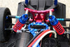 Traxxas XO-01 Supercar Aluminum Front/Rear Adjustable Spring Damper - 1Pr Set Red