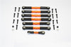 Traxxas XO-01 Supercar Aluminum Completed Tie Rod - 7Pcs Set Orange