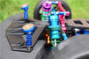 Traxxas XO-01 Aluminum Front+Rear Adjustable Magnet Body Posts (OD 20mm Magnet) - 1 Set Red