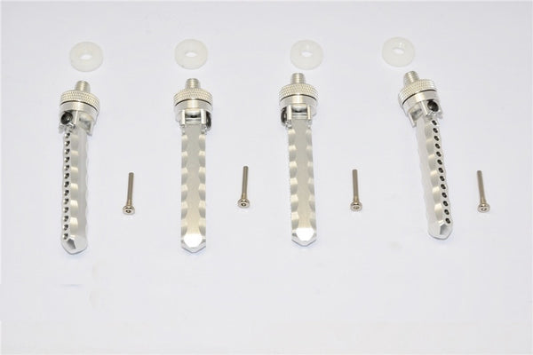 Traxxas XO-01 Aluminum Front+Rear Adjustable Magnet Body Posts (OD20mm Magnet) - 1 Set Silver