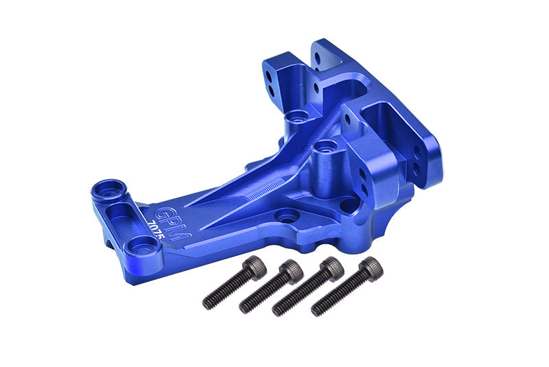 Aluminum 7075-T6 Front Upper Bulkhead For 1:5 Traxxas X Maxx 6S / X Maxx 8S / XRT 8S Monster Truck Upgrades - Blue