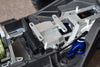 Aluminum 7075-T6 Receiver Box Cover With Electric Adjustment Bracket For 1:5 Traxxas X Maxx 6S / X Maxx 8S / XRT 8S Monster Truck Upgrades - Silver