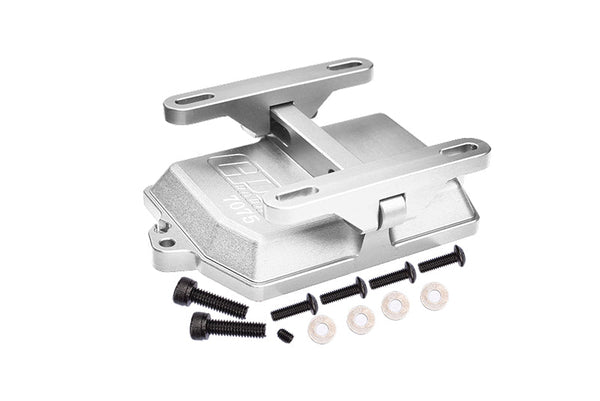 Aluminum 7075-T6 Receiver Box Cover With Electric Adjustment Bracket For 1:5 Traxxas X Maxx 6S / X Maxx 8S / XRT 8S Monster Truck Upgrades - Silver