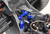 Aluminium 7075-T6 Front Steering Assembly for Traxxas 1:5 XRT 8S Monster Truck 78086-4 / 1:6 Funco Pro Scale 2WD Sand Car 8S-109076-4 Upgrades - Blue