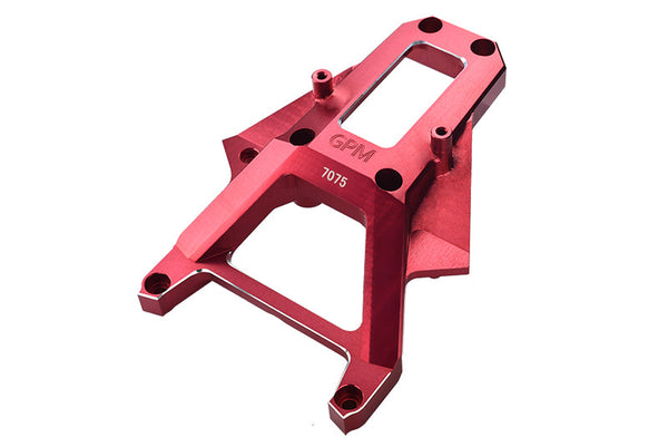 Aluminum 7075-T6 Front Bulkhead Cover Set For Traxxas 1:5 XRT 8S Monster Truck 78086-4 Upgrades - Red