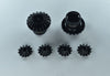 Medium Carbon Steel Front Or Middle Or Rear Differential Gear Set For 1:5 Traxxas X Maxx 6S / X Maxx 8S / XRT 8S Monster Truck Upgrades - Black