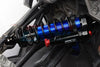 ALUMINUM 6061-T6 Front Or Rear L-Shape Piggy Back (Built-In Piston Spring) Adjustable Spring Dampers Shock Absorbers For Traxxas 1:5 XRT 8S Monster Truck 78086-4 Upgrades - Blue