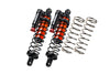 ALUMINUM 6061-T6 Front Or Rear L-Shape Piggy Back (Built-In Piston Spring) Adjustable Spring Dampers Shock Absorbers For Traxxas 1:5 XRT 8S Monster Truck 78086-4 Upgrades - Orange