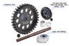 40Cr Carbon Steel M1.5 Spur Gear 33T + Motor Gear 27T For 1:5 Traxxas X Maxx 6S / X Maxx 8S / XRT 8S Monster Truck