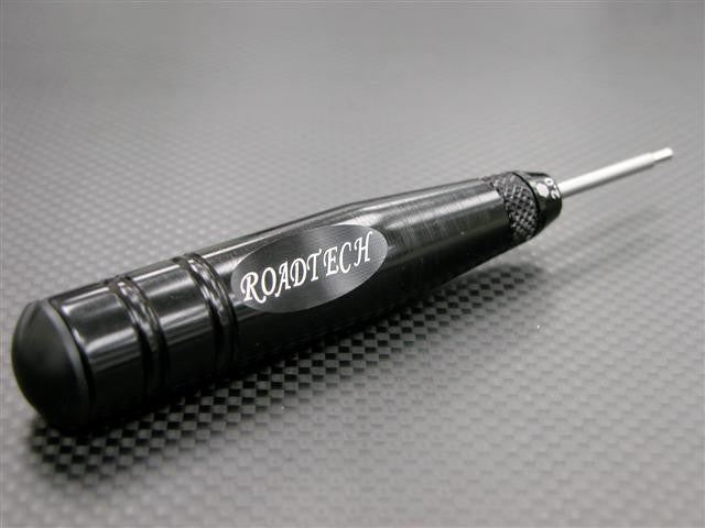 Aluminum Hex Screw Driver Of New Handle Design With 2.0mm Steel Pin - 1Pc Black