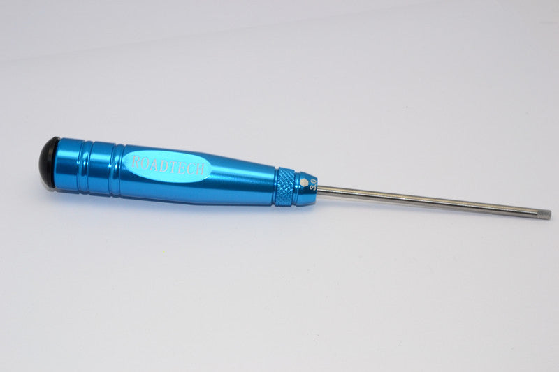 Aluminum Hex Screw Driver Of New Handle Design With 3.0mm Steel Long Pin - 1Pc Blue