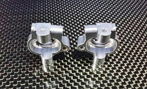 Tamiya XV-01 Aluminum Front C-Hub - 1Pr Silver