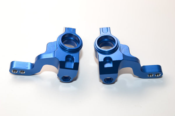 Tamiya XV-01 Aluminum Front Knuckle Arm - 1Pr Set Blue