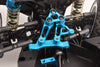 Aluminum 7075 Steering Arms And Steering Bridge For Tamiya 1:10 RC 4WD XV-02 PRO 58707 Upgrades - Sky Blue