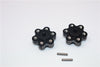 Axial Yeti Aluminum 2.2 Wheel Hub Adapters (9mm Thickness) - 1Pr Set Black