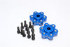 Axial Yeti, Exo, Wraith & SCX10 Aluminum 2.2 Wheel Hub Adapters (9mm Thickness) - 1Pr Set Blue