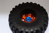Axial Yeti, Exo, Wraith & SCX10 Aluminum 2.2 Wheel Hub Adapters (9mm Thickness) - 1Pr Set Blue