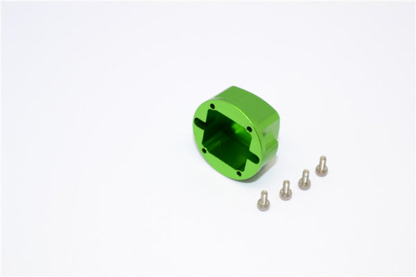 Axial Yeti, Exo, Wraith & SCX10 Aluminum Diff Case - 1 Pc Set Green