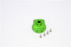 Axial Yeti, Exo, Wraith & SCX10 Aluminum Diff Case - 1 Pc Set Green