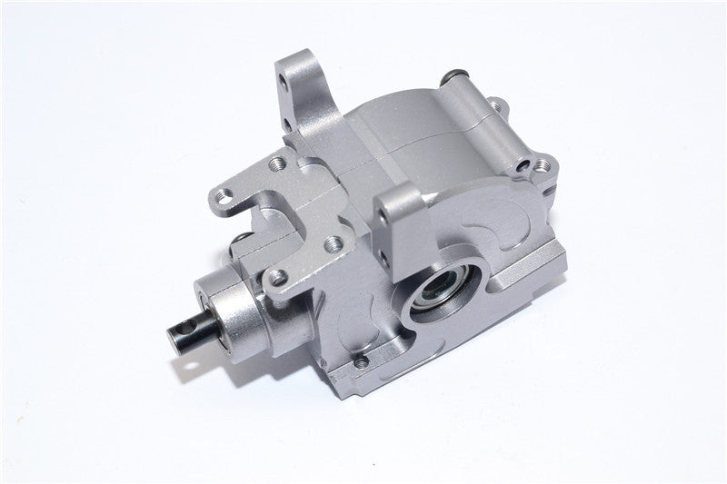 Axial Yeti Aluminum Front Bulkhead - 1 Set Gray Silver